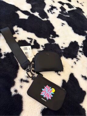 lululemon Miami dual pouch wristlet
